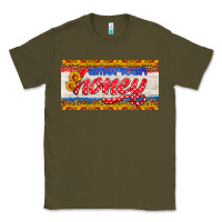 Army Green american honey sunflower license plate Classic Tee - HRA Design Shop