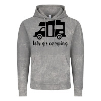 Cloud Rock lets go camping Vintage Hoodie - Unal Design
