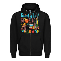 Black ready to rock 4th grade Zipper Hoodie - JahusDesignShop