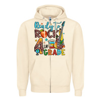 Sandshell ready to rock 4th grade Zipper Hoodie - JahusDesignShop