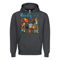 Smoke ready to rock 4th grade Zipper Hoodie - JahusDesignShop