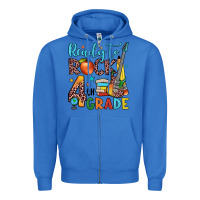 True Royal ready to rock 4th grade Zipper Hoodie - JahusDesignShop