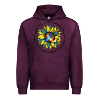 Mauve Wine down syndrome Urban Hoodie - Artiststas