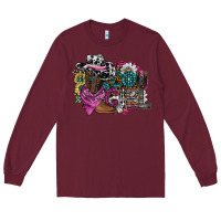 Burgundy cowgirl2 Long Sleeve Tee - SublimationCraftShop