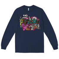 Navy cowgirl2 Long Sleeve Tee - SublimationCraftShop