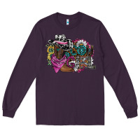 Plum cowgirl2 Long Sleeve Tee - SublimationCraftShop