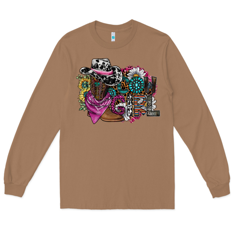 Cowgirl2 Long Sleeve Tee by SublimationCraftShop | Teevron