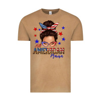 All American Mama Messy Bun Vintage Tee | Teevron
