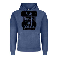 Vintage Denim pack lighter go further Vintage Hoodie - Unal Design