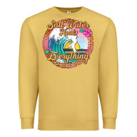 Antique Gold salt water heals everything Premium Sweatshirt - Jasminsmagicworld