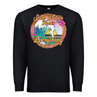 Black salt water heals everything Premium Sweatshirt - Jasminsmagicworld