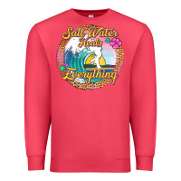 Cardinal salt water heals everything Premium Sweatshirt - Jasminsmagicworld