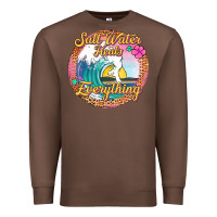 Chestnut salt water heals everything Premium Sweatshirt - Jasminsmagicworld