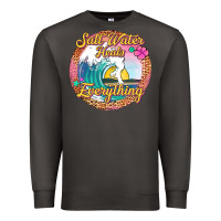 Smoke salt water heals everything Premium Sweatshirt - Jasminsmagicworld