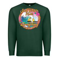 Sports Green salt water heals everything Premium Sweatshirt - Jasminsmagicworld