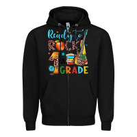 Black ready to rock 1st grade Zipper Hoodie - JahusDesignShop