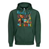 Sports Green ready to rock 1st grade Zipper Hoodie - JahusDesignShop