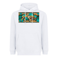 White western  bison wild soul turquoise's gemstones  license plate template Heavyweight Hoodie - BarkalooDesign
