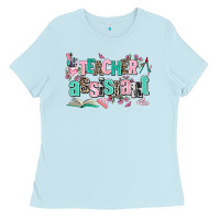 Baby Blue teacher assistant Ladies Tee - AdoDesignShop