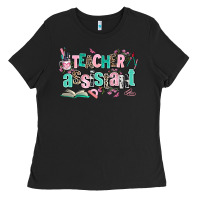 Black teacher assistant Ladies Tee - AdoDesignShop