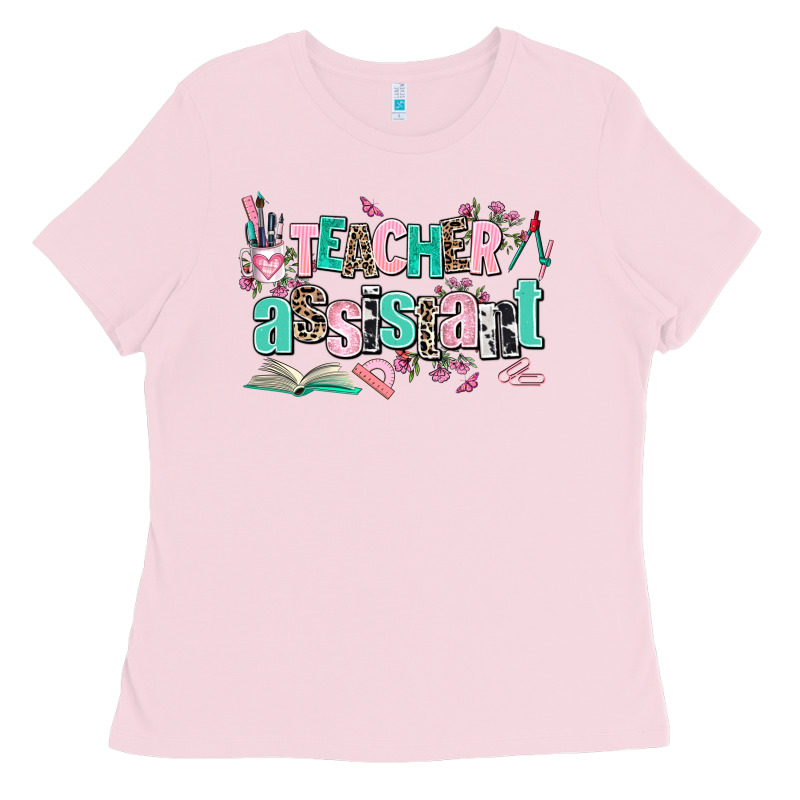 Teacher Assistant Ladies Tee by AdoDesignShop | Teevron