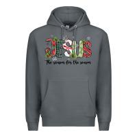 Rock jesus the reason for the season Premium Hoodie - MaliasSmallBusiness