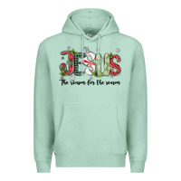Seafoam jesus the reason for the season Premium Hoodie - MaliasSmallBusiness