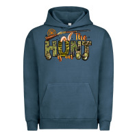 Pigment Midnight Navy the hunt is on Urban Hoodie - Artiststas