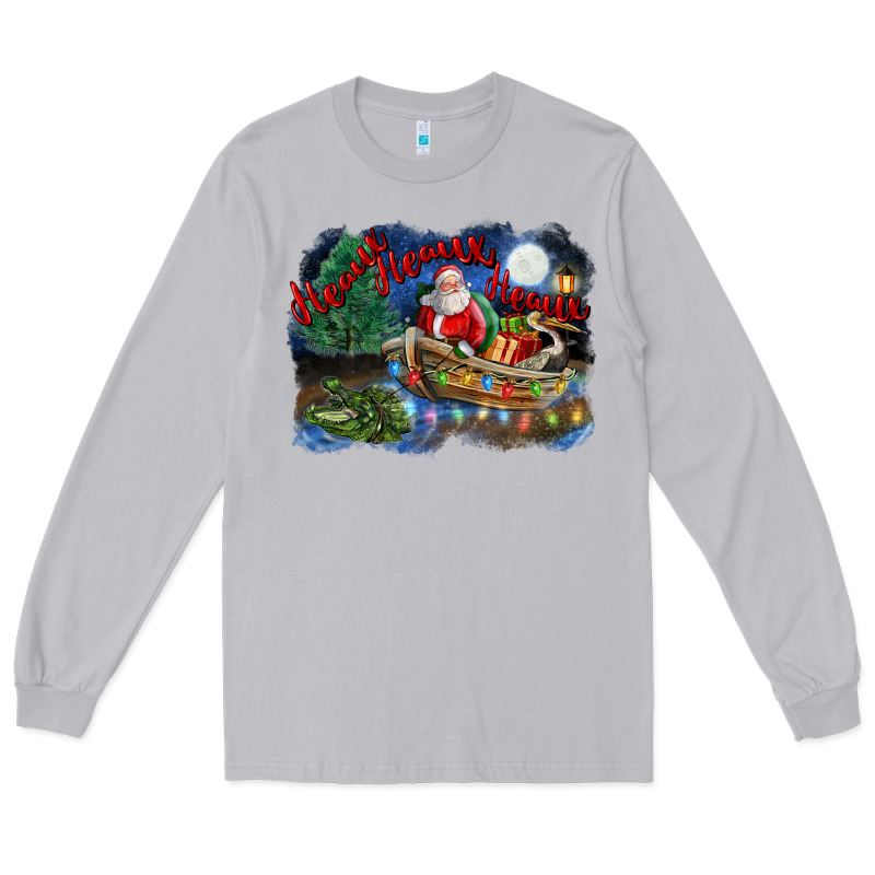 Heaux Heaux Heaux Christmas Louisiana Swamp Long Sleeve Tee by FaDigitalArtStudio | Teevron