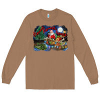 Toasted Coconut heaux heaux heaux christmas louisiana swamp Long Sleeve Tee - FaDigitalArtStudio