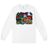 White heaux heaux heaux christmas louisiana swamp Long Sleeve Tee - FaDigitalArtStudio