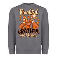 Storm Thankful grateful and Blessed black boy sneakers Heavyweight Sweatshirt - RanaPortraitStore