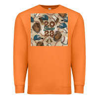Carrot Baseball senior Premium Sweatshirt - NancyCooperArtShop