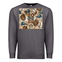 Charcoal Heather Baseball senior Premium Sweatshirt - NancyCooperArtShop