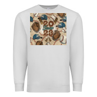 Dove Grey Baseball senior Premium Sweatshirt - NancyCooperArtShop