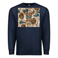 Navy Baseball senior Premium Sweatshirt - NancyCooperArtShop