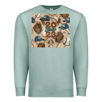 Seafoam Baseball senior Premium Sweatshirt - NancyCooperArtShop