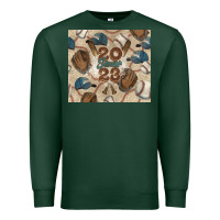 Sports Green Baseball senior Premium Sweatshirt - NancyCooperArtShop