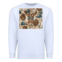 White Baseball senior Premium Sweatshirt - NancyCooperArtShop