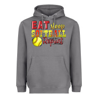 Storm Eat Sleep Softball Repeat Heavyweight Hoodie - LillyAllenDesigns
