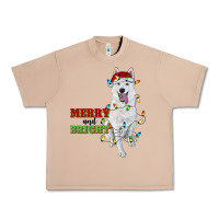Burro merry and bright white shepherd Urban Heavy Tee - RanaPortraitStore