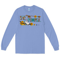Colony Blue ew people with cross Long Sleeve Tee - HRA Design Shop