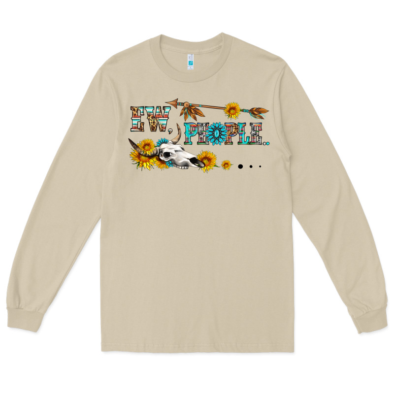 Ew People With Cross Long Sleeve Tee by HRA Design Shop | Teevron