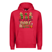 Cardinal the holidays are what you bake them Premium Hoodie - MaliasSmallBusiness
