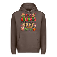 Coffee the holidays are what you bake them Premium Hoodie - MaliasSmallBusiness