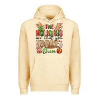 Pina Colada the holidays are what you bake them Premium Hoodie - MaliasSmallBusiness