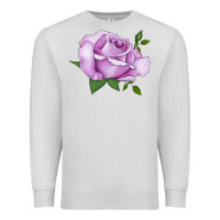 Dove Grey life's little pleasures rose Premium Sweatshirt - LillyAllenDesigns