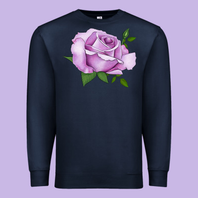 Life's Little Pleasures Rose Premium Sweatshirt Designed By Lillyallendesigns