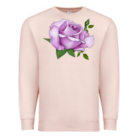 Pale Pink life's little pleasures rose Premium Sweatshirt - LillyAllenDesigns