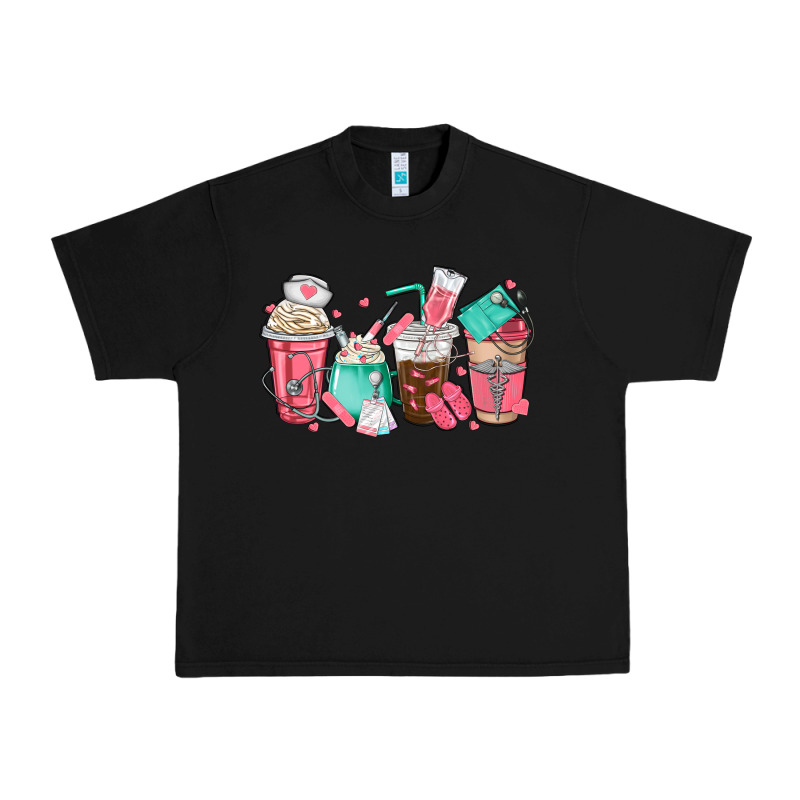 Nurse Coffee Cups Urban Heavy Tee by texasbilliewilder | Teevron